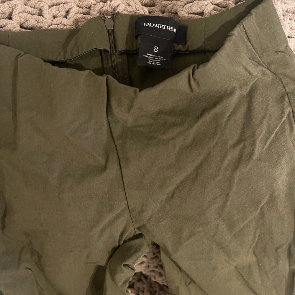 Who What Wear Olive Green Women’s Trousers